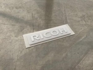Naklejka RICOH LOGO AA001564 NOWA