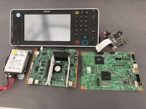 Kontroller RICOH MPC3003 controller sieć druk KONTROLER D1595643 Panel Dysk Płyty komplet #1