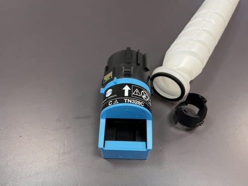 PUSTY Toner MINOLTA Bizhub c250i c300i c360i CYAN TN328C TN328FC AAV845A ORYGINAŁ KASETA