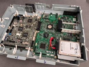 CONTROLLER RICOH MPC2550 D1415704 + DYSK HDD 60GB M3445130 + płyta BCU D0395101