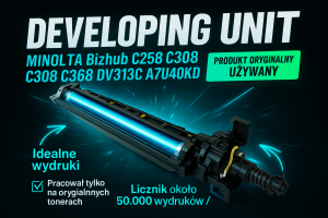 Developing Unit MINOLTA Bizhub C258 C308 C368 DV313C A7U40KD cyan