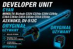 Developer Unit Cyan MINOLTA Bizhub C224 C224e C284 C284e C364 C364e C454 C454e C554 C554e A2XN0KD DV512C